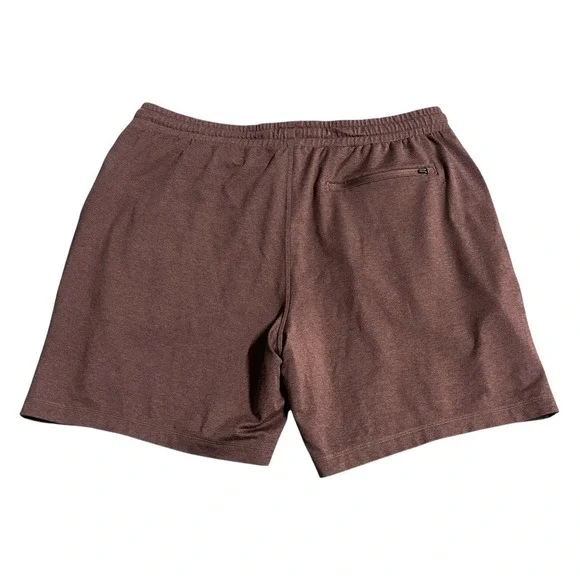 Vuori Ponto Performance Shorts Men's 2XL  7" Cedar Heather Athleisure Gym - Picture 8 of 14